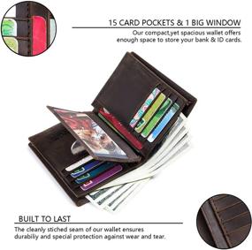 img 3 attached to 💼 Stylish & Fashionable Men's Wallets, Card Cases & Money Organizers by Bullknight Capacity