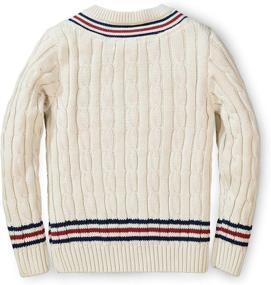 img 3 attached to 🎾 Premium Henry White Tennis Sweater