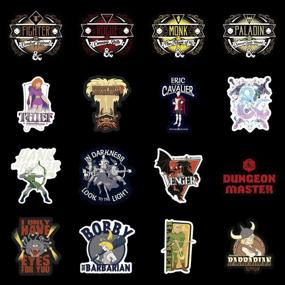 img 3 attached to ARPA 50-Piece Dungeons & Dragons Stickers Set for Laptops, Books, Cars, Motorcycles, Skateboards, Bicycles, Suitcases, Skis, Luggage, Cups, etc. – DJKT