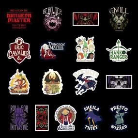 img 1 attached to ARPA 50-Piece Dungeons & Dragons Stickers Set for Laptops, Books, Cars, Motorcycles, Skateboards, Bicycles, Suitcases, Skis, Luggage, Cups, etc. – DJKT