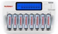 tenergy aaa rechargeable battery and charger combo tn162: smart 8-bay aa/aaa nimh/nicd charger + 8 pcs aaa nimh rechargeable batteries logo