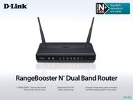 📡 enhanced network coverage: d-link dir-628 dual band router with rangebooster n (previously offered by manufacturer) logo