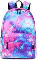 galaxy water resistant lightweight backpacks for school - abshoo teen girls boys bookbags (galaxy a) logo