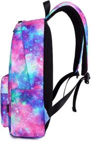 img 2 attached to Galaxy Water Resistant Lightweight Backpacks for School - Abshoo Teen Girls Boys Bookbags (Galaxy A)