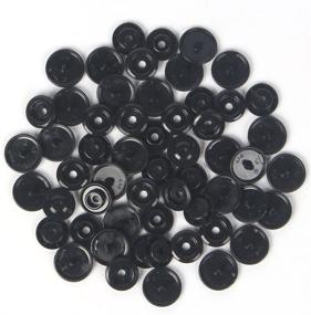 img 4 attached to 🔘 200 T5 Resin Plastic Snaps Buttons, Size 20, Ideal for Clothing Crafts - KAM Option