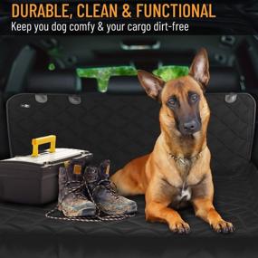 img 1 attached to 🐾 Active Pets SUV Cargo Liner for Dogs: Durable Non Slip Seat Cover, Protects Against Dirt & Fur - Large Size Trunk Cover for SUVs & Trucks