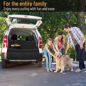 img 2 attached to 🐾 Active Pets SUV Cargo Liner for Dogs: Durable Non Slip Seat Cover, Protects Against Dirt & Fur - Large Size Trunk Cover for SUVs & Trucks