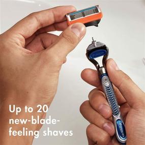 img 3 attached to 🪒 Ultimate Shaving Kit: Gillette Fusion5 Mens Razors + 8 Blade Refills and Gillette PURE Soothing Shaving Cream with Aloe, 6oz