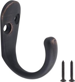 img 4 attached to 🔗 5-Pack Oil Rubbed Bronze Amazon Basics Robe Hook