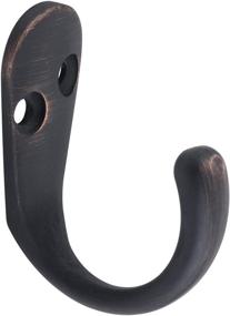 img 1 attached to 🔗 5-Pack Oil Rubbed Bronze Amazon Basics Robe Hook
