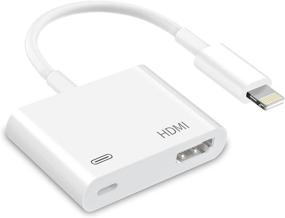 img 4 attached to 📱 Apple MFi Certified Lightning to HDMI Digital AV Adapter - 1080P Video & Audio Sync Screen Converter with Charging Power - Compatible with iPhone, iPad, iPod - Connect to HD TV, Projector, Monitor - Support All iOS Devices