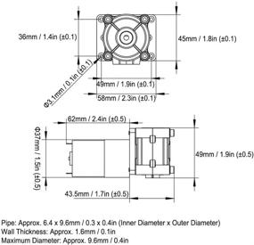 img 2 attached to 🔋 Powerful 12V DC Vacuum Pump with Strong Suction for Dosing Aquarium Chemicals & Liquids: Self-Priming Peristaltic Pump with High Flow