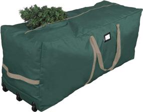 img 3 attached to 🎄 ProPik 9 ft. Tall Christmas Tree Storage Bag - Extra Large Heavy Duty Container with Wheels and Handles, Ideal for Disassembled Holiday Trees, Measures 25" X 20" X 60
