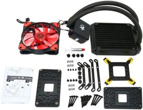 img 4 attached to YaeCCC LED Liquid CPU Cooler Water Cooling System Radiator 120mm with Fan for Intel AMD