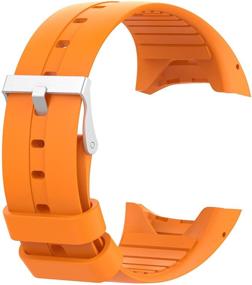 img 2 attached to 📱 RuenTech Bands Compatible for Polar M400 & M430 Watches - Soft Silicone Wristband Sports Band for GPS Smart Sports Watch Replacement