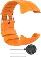 📱 ruentech bands compatible for polar m400 & m430 watches - soft silicone wristband sports band for gps smart sports watch replacement logo