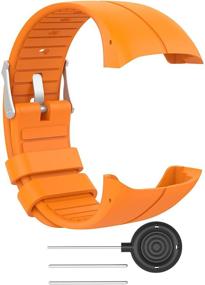 img 4 attached to 📱 RuenTech Bands Compatible for Polar M400 & M430 Watches - Soft Silicone Wristband Sports Band for GPS Smart Sports Watch Replacement