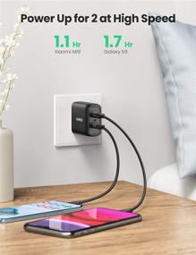 img 3 attached to 🔌 UGREEN Quick Charge 36W Dual Wall Charger QC 3.0 - Fast Charging Adapter for Samsung Galaxy, iPhone, iPad, LG, HTC, and More