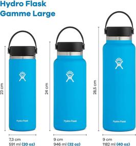 img 2 attached to 32 oz. Hydro Flask Water Bottle - Stainless Steel, Reusable, Vacuum Insulated- Wide Mouth with Leak-Proof Flex Cap