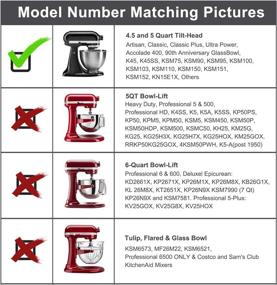 img 1 attached to 🍳 KitchenAid Mixer Flex Edge Beater with Scraper Attachment, Flat Paddle for 4.5-5 Quart Tilt-Head Models