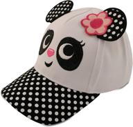 🧢 abg accessories toddler baseball caps with 3d animal critters -girls cotton logo