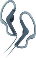sony mdr as210 sport headphones black logo