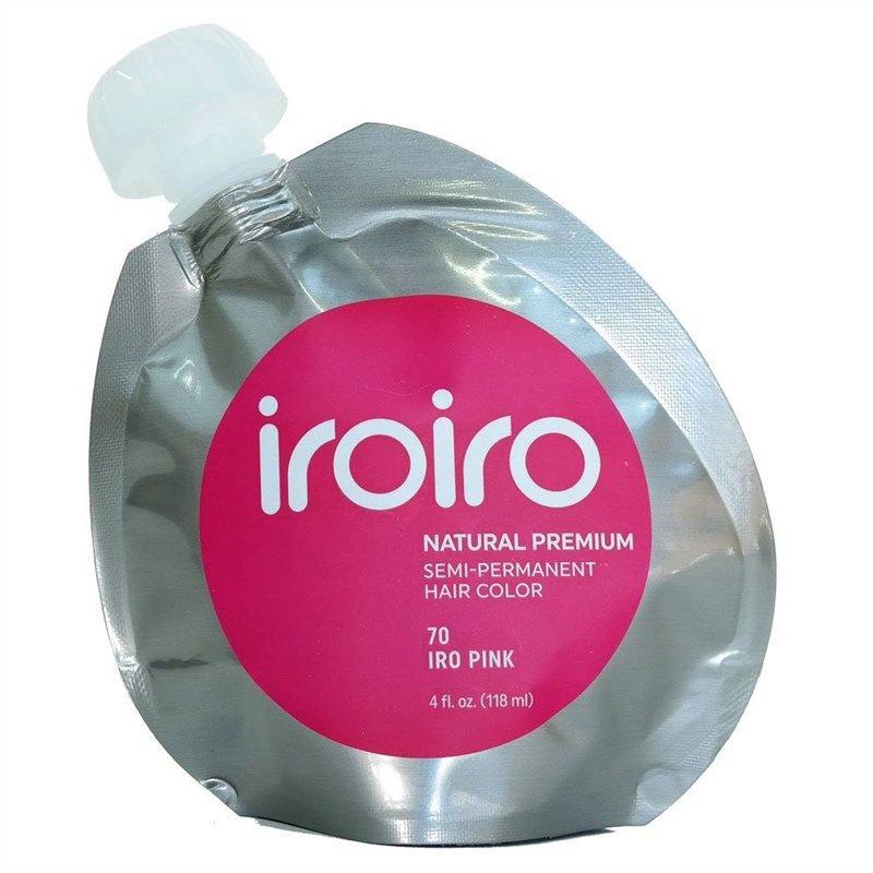iroiro premium natural semi permanent color hair care in hair coloring products 로고