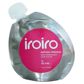 img 1 attached to 🌸 IROIRO 70 Pink Premium Natural Semi-Permanent Hair Color (4oz)
