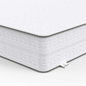 img 4 attached to 🛏️ Dourxi Crib Mattress - Dual Sided Comfort Memory Foam with Removable Breathable Cover and Waterproof Protector: Perfect Standard Size Mattress for Infant Baby and Toddler