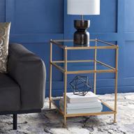 enhance your space with the safavieh home noelia gold 3-tier square accent table logo