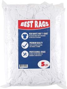 img 4 attached to 🧺 Arkwright T-Shirt Cleaning Rags - Bulk Rags for Multi-Purpose Cleaning Solutions, Shop Floors, Garages, Restaurants, Towels for Home Cleaning & Bars - 5 lb Pack
