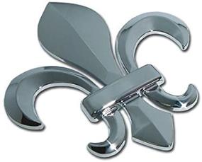 img 3 attached to Elektroplate Louisiana Fleur-de-Lis Chrome Car Emblem: Stylish and Durable Auto Accessory