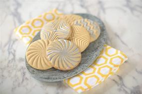 img 1 attached to 🍪 Nordic Ware Geometric Cast Cookie Stamps