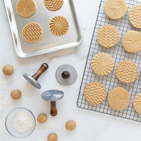 img 3 attached to 🍪 Nordic Ware Geometric Cast Cookie Stamps