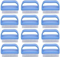 superio nail brush cleaner 36-pack - durable hand scrubber to clean fingernails and toes, stiff bristles for effective cleaning - easy to use with handle logo