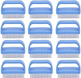 img 4 attached to Superio Nail Brush Cleaner 36-Pack - Durable Hand Scrubber to Clean Fingernails and Toes, Stiff Bristles for Effective Cleaning - Easy to Use with Handle