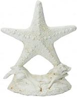 🌟 10-inch cast iron starfish doorstop with whitewash finishing logo