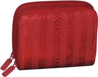 👜 buxton womens accordion double zippered handbags & wallets: the perfect combo for stylish women logo