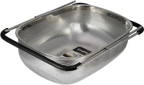 img 1 attached to 🍲 7 Quart CraftKitchen Stainless Steel Colanders - Over the Sink