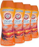 🌴 arm & hammer clean scentsations maui sunset in-wash scent booster - 24 oz, 4 count: enhance your laundry with a tropical twist logo