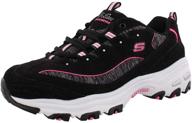 skechers women's d'lites-me times sneakers logo