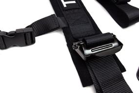 img 1 attached to Upgrade Your Safety Gear with Tanaka Phantom 🔒 Series Buckle 4 Point Safety Harness Set – Onyx Edition
