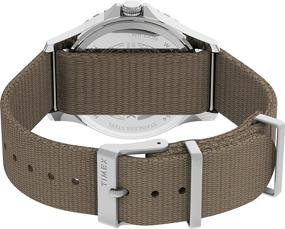 img 1 attached to Stylish and reliable: Timex Stainless Quartz fabric casual watch