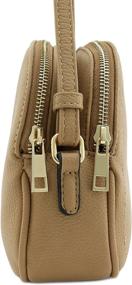 img 2 attached to 👜 Stylish Double Half Moon Crossbody for Women: Elegant Dark Handbags, Wallets & Crossbody Bags