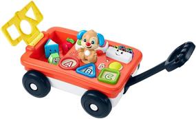 img 4 attached to 🚂 Fisher-Price Laugh & Learn Pull & Play Learning Wagon- Music, Lights & Learning Songs for Babies & Toddlers (6-36 Months) [Amazon Exclusive]