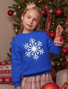img 3 attached to Snowflake Sweater Sweatshirt Snowman T Shirt ☃️ - Boys' Clothing - Fashion Hoodies & Sweatshirts