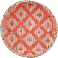 🎍 bamboo boho round wall basket decor - artera, 13.8" (style 2) - enhanced for seo logo