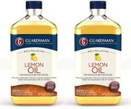 🍋 guardsman lemon oil for wood furniture - 16 oz (2 pack), enhanced uv protection, cleansing, restorative and protective formula logo