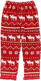 img 2 attached to Stay Cozy With Nordic Fleece Pajama Bottoms by LazyOne: A Perfect Blend of Comfort and Style