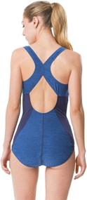 img 3 attached to Speedo Women's Swimsuit One Piece Endurance Touchback - Limited Stock Availability
